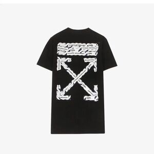Off-White Black Graphic T-Shirt. A5
